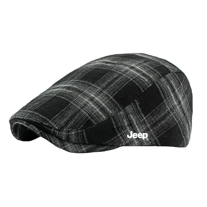 Jeep Plaid Retro Painter Beret
