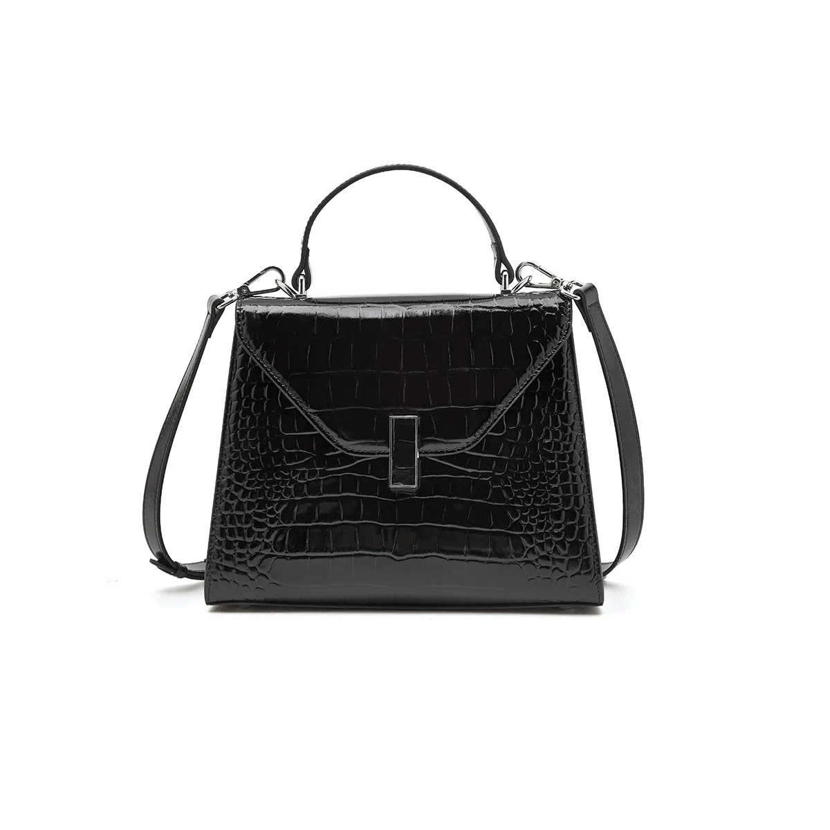 老人头 时尚气质百搭通勤鳄鱼纹 头层牛皮 斜挎手提包 女款 多色