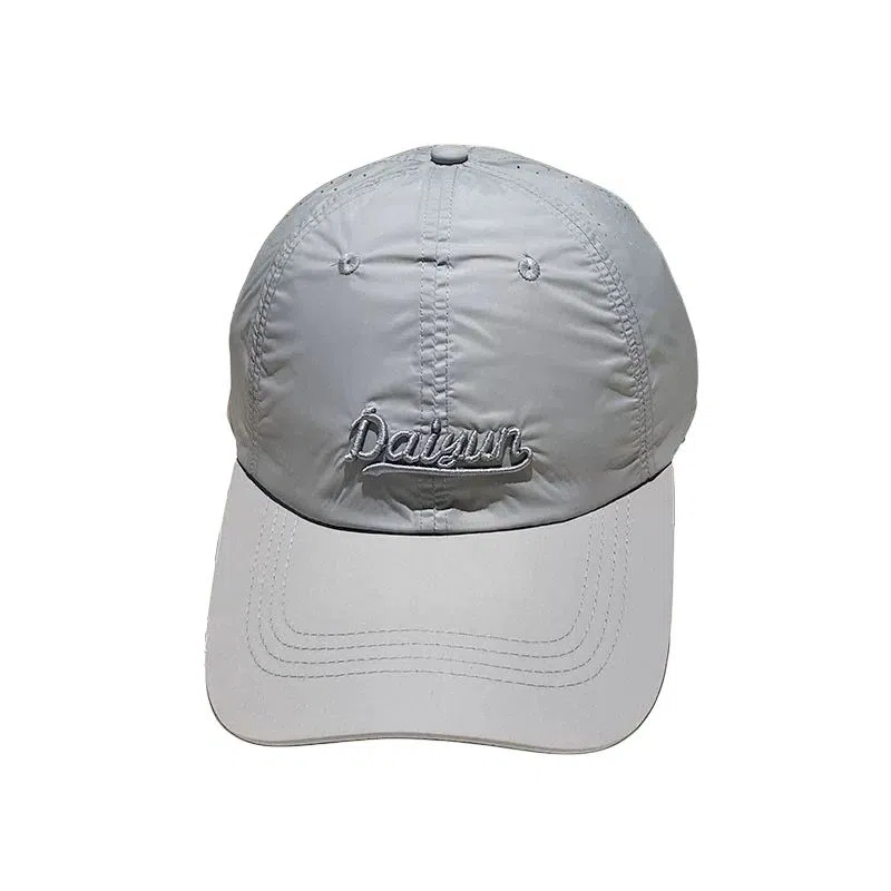 艾佳微 韩版速干透气字母刺绣户外运动 锦纶 棒球帽 男女同款情侣款