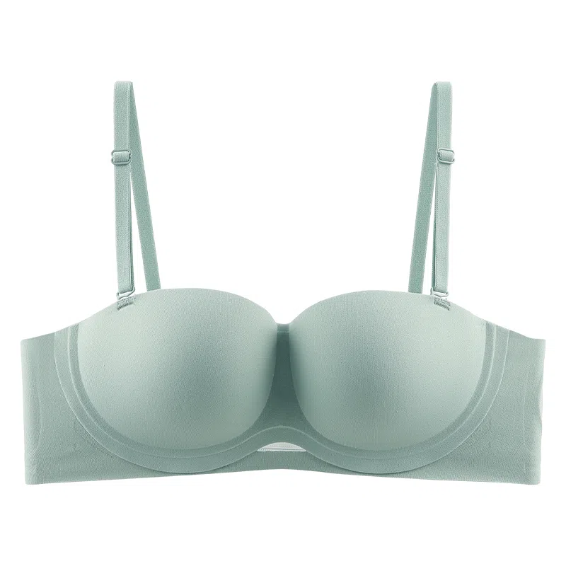 二三二三 自然聚拢提拉上托不空杯亲肤舒适侧收副乳无钢圈软支撑简约时尚百搭性感纯欲文胸 女款