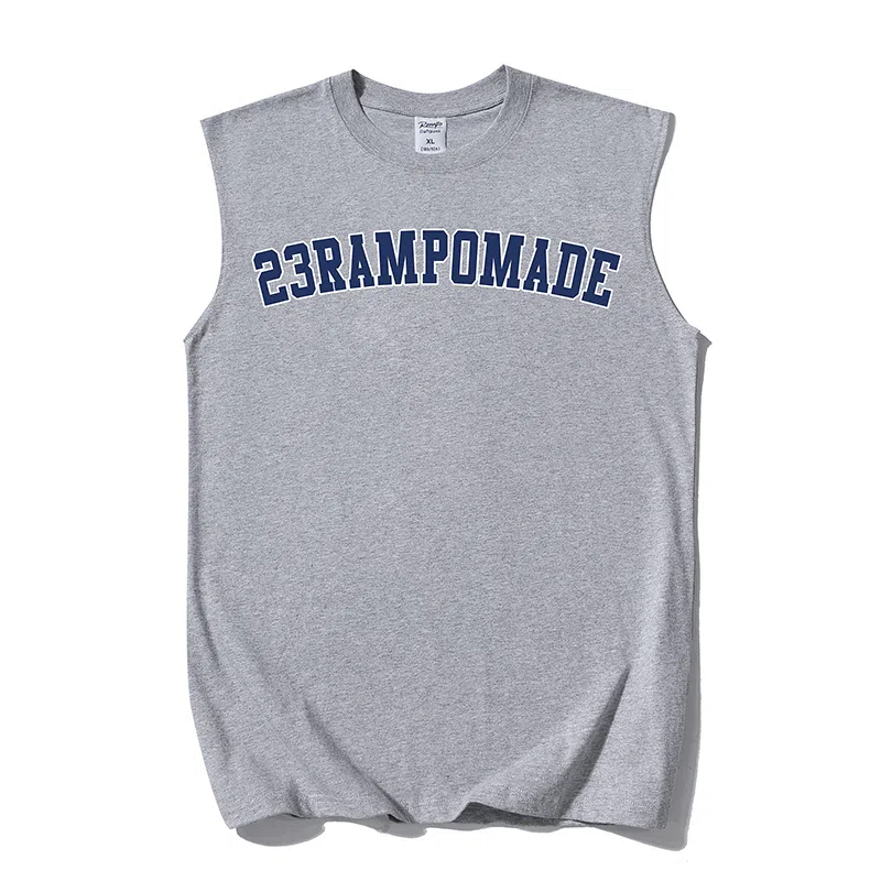 乱步 重磅纯棉运动篮球透气宽松潮流休闲夏季无袖背心 男女同款