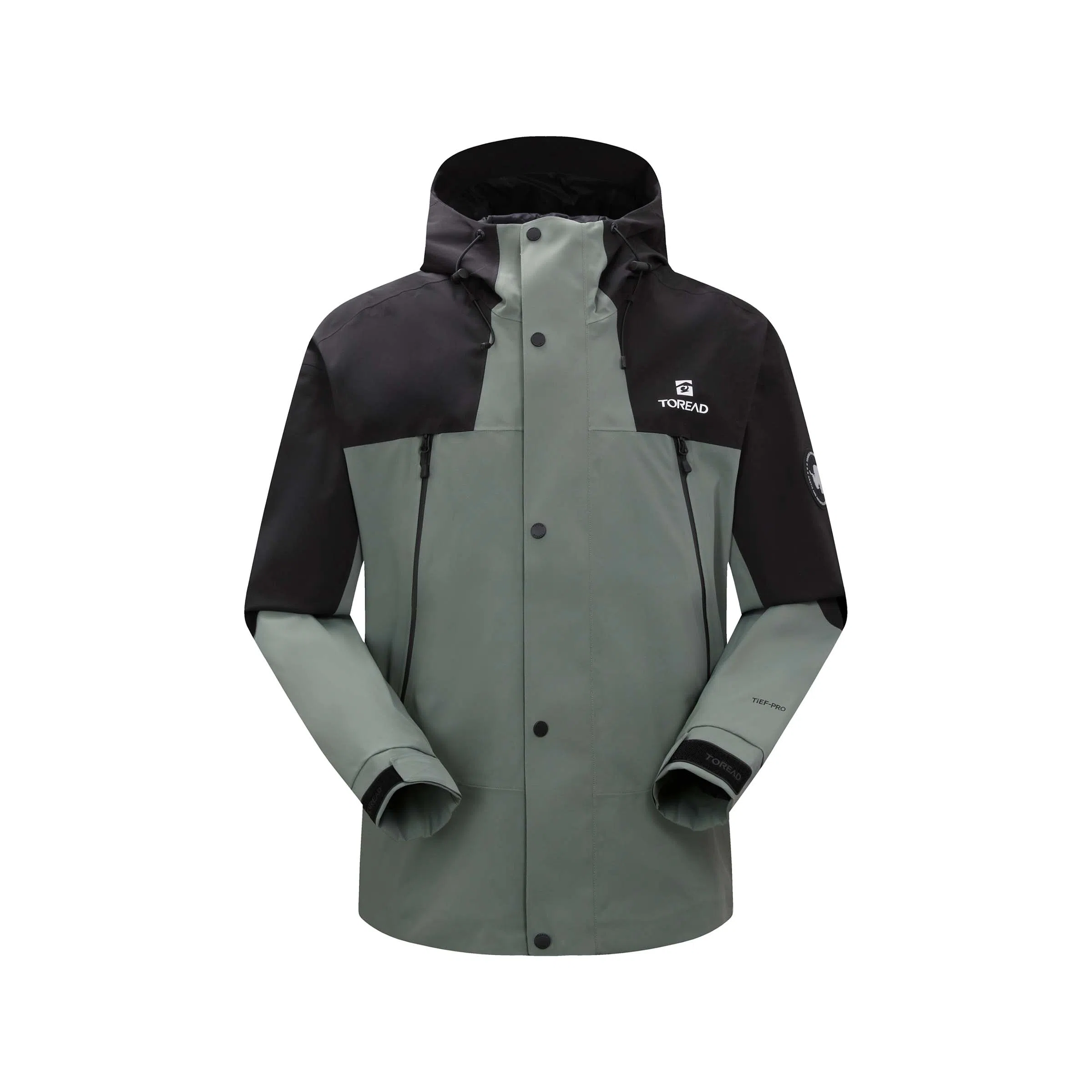 探路者  户外登山徒步  防水防风透气冲锋衣 男款