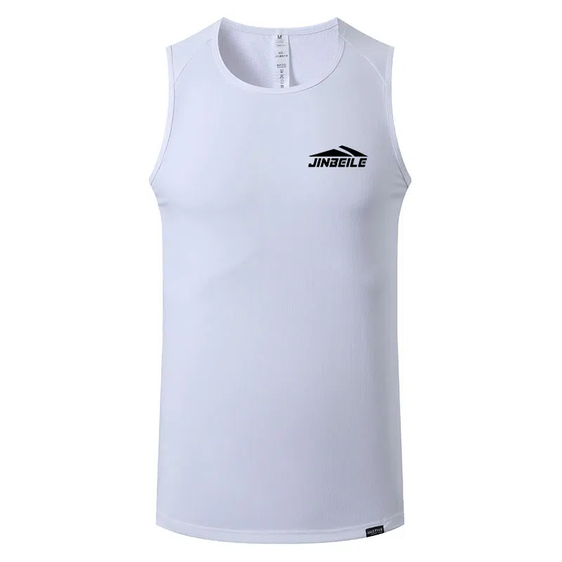 金贝勒 美式高街透气网眼耐磨宽松舒适无袖健身衣 男女同款