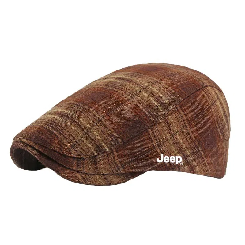 Jeep Plaid Retro Painter Beret