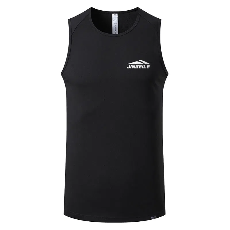 金贝勒 美式高街透气网眼耐磨宽松舒适无袖健身衣 男女同款
