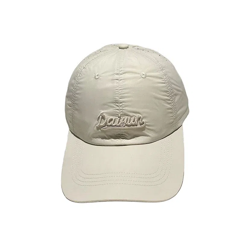 艾佳微 韩版速干透气字母刺绣户外运动 锦纶 棒球帽 男女同款情侣款