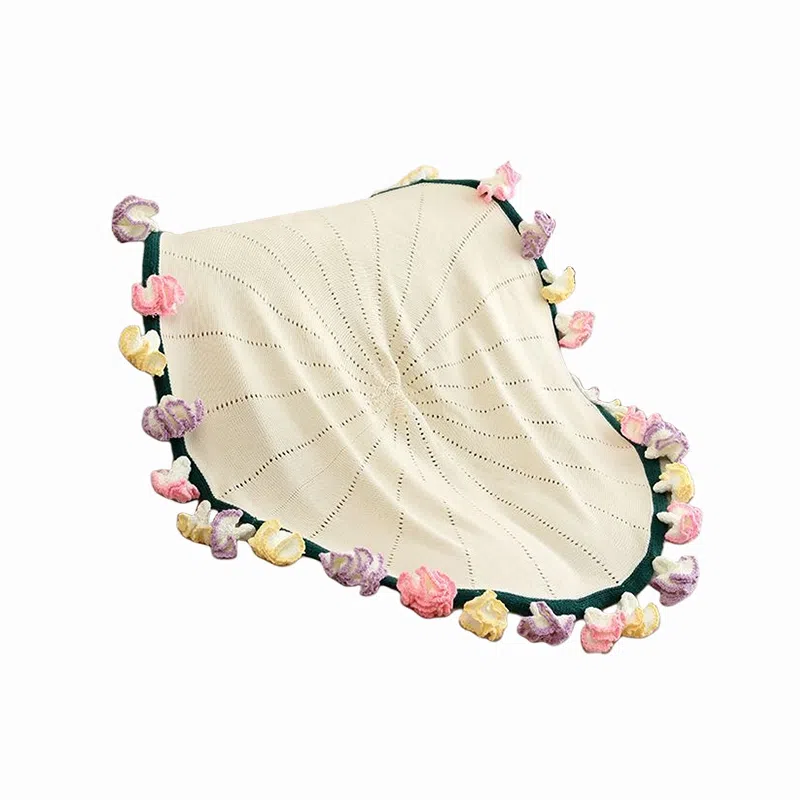 北极绒 潮流时尚圆形 披肩 男女同款情侣款