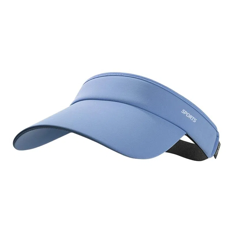 氧气樱桃 夏季户外骑行跑步太阳帽防晒遮阳防紫外线冰丝大帽檐 锦纶 空顶帽 男女同款情侣款