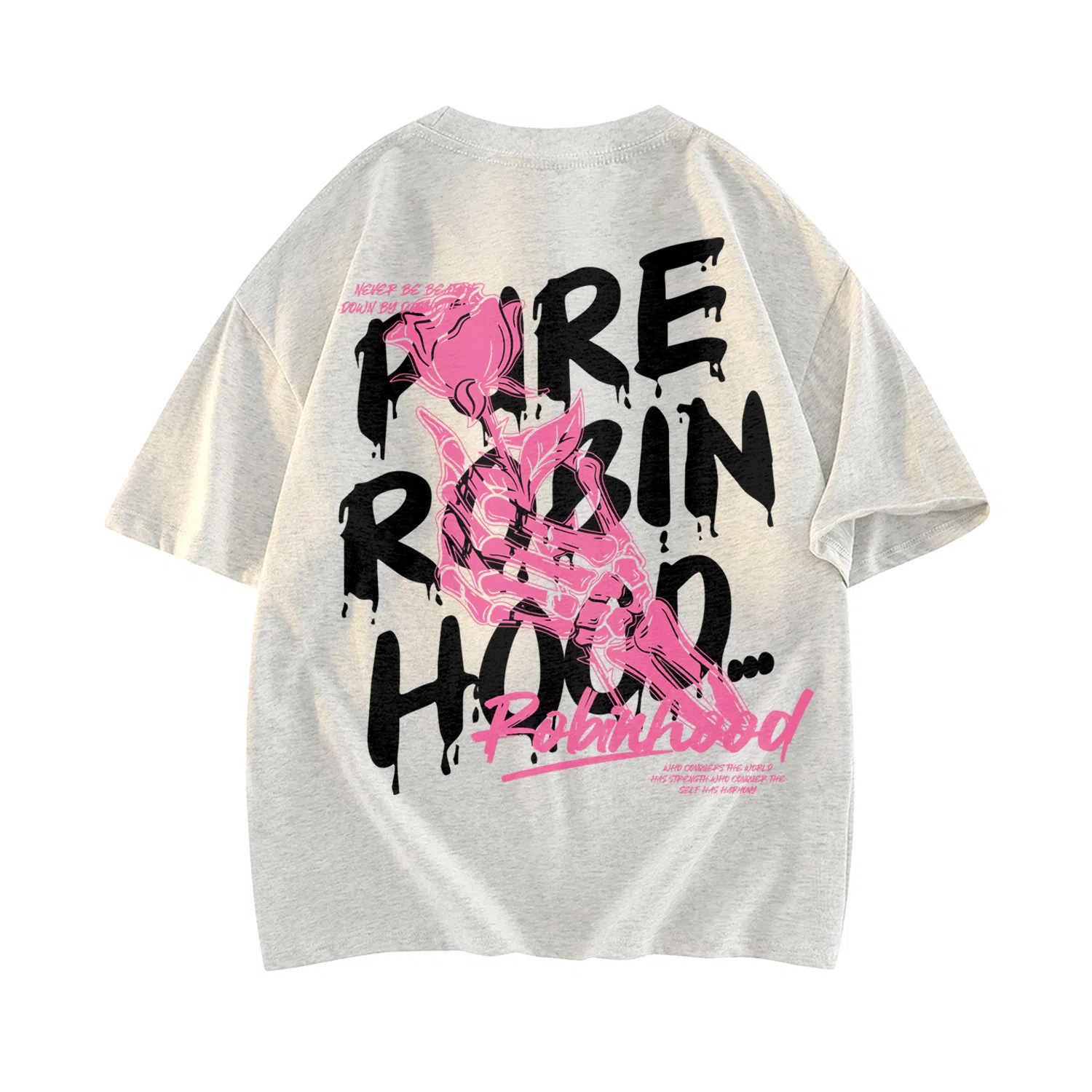 ROBINHOOD Skull Rose Tee