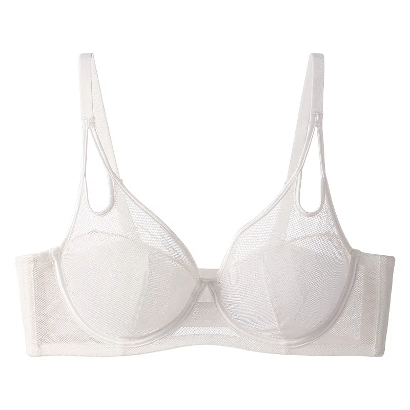 二三二三 大胸显小轻薄透气聚拢提拉上托不空杯亲肤舒适侧收副乳无钢圈软支撑简约时尚百搭性感纯欲文胸 女款