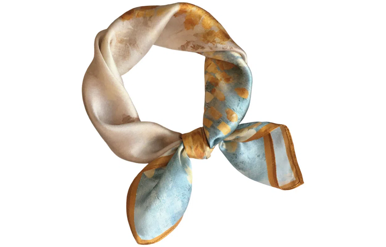 优幽兰 时尚百搭高级感韩版气质职业空姐优雅洋气配西装连衣裙包包绑带发带多功能 桑蚕丝 丝巾 女款