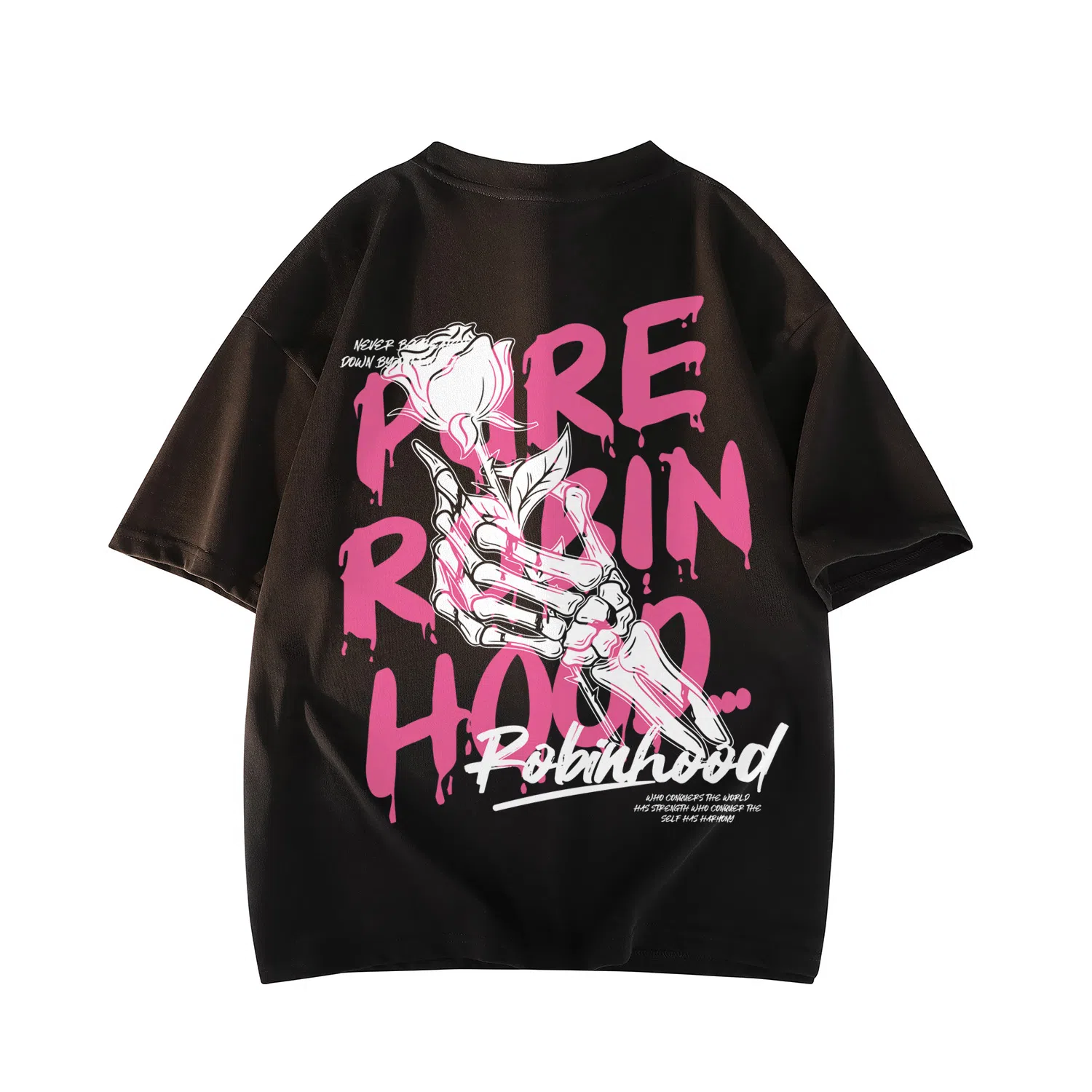 ROBINHOOD Skull Rose Tee