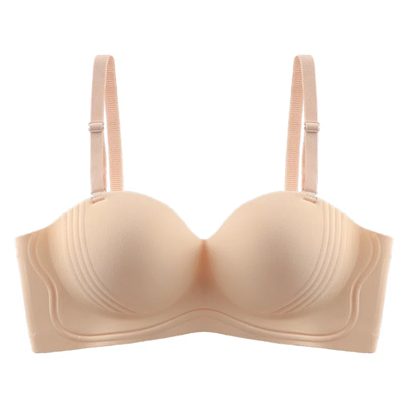 二三二三 自然聚拢提拉上托不空杯亲肤舒适小胸显大侧收副乳无钢圈软支撑简约时尚百搭性感纯欲文胸 女款