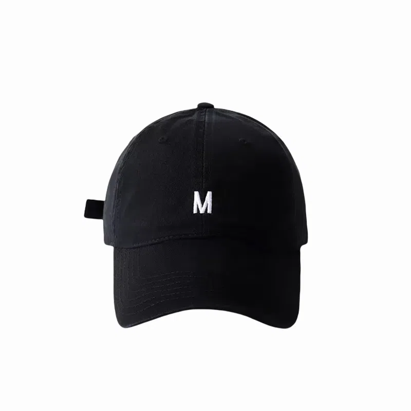 北极绒 潮流时尚刺绣简约百搭大帽檐显脸小软顶户外出游遮阳 棉 鸭舌帽 男女同款情侣款