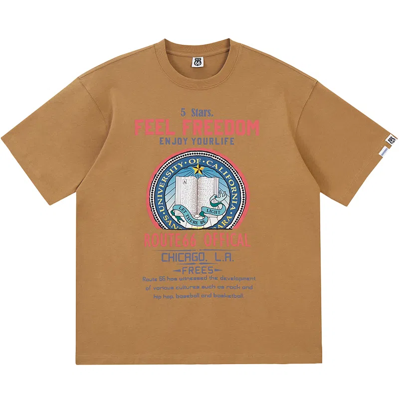 Route 66 Vintage Print T-Shirt