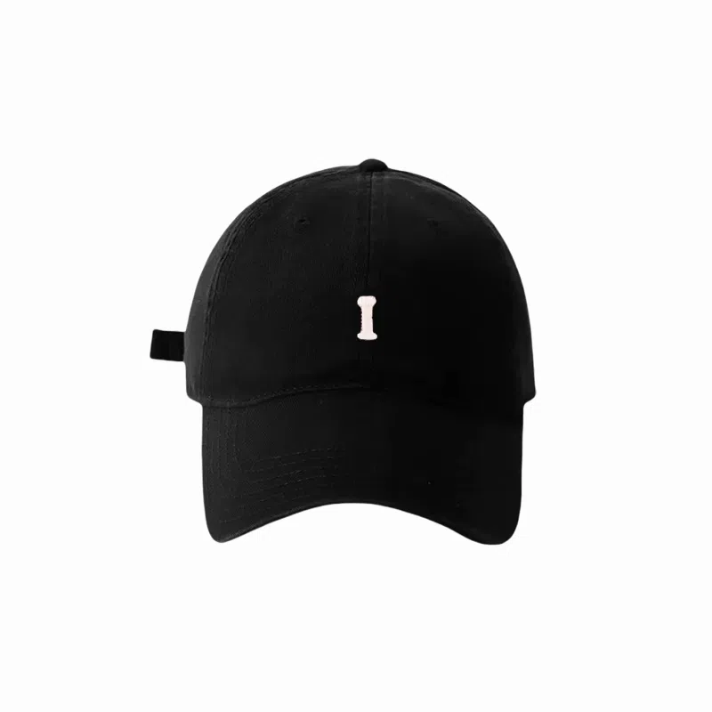 北极绒 潮流时尚刺绣简约百搭大帽檐显脸小软顶户外出游遮阳 棉 鸭舌帽 男女同款情侣款