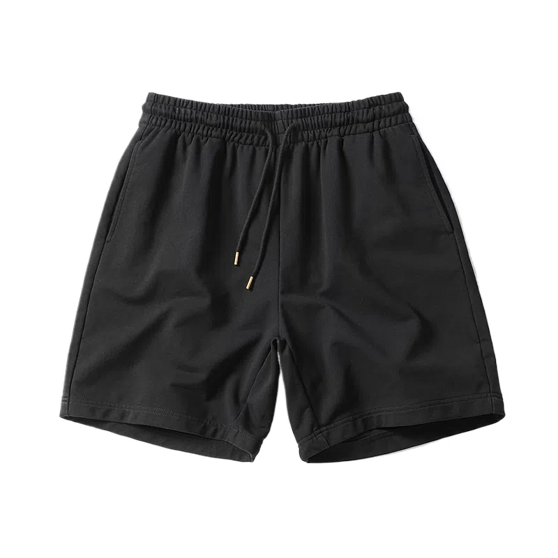 实年服工 质感简约宽松运动时尚舒适五分休闲短裤 男款