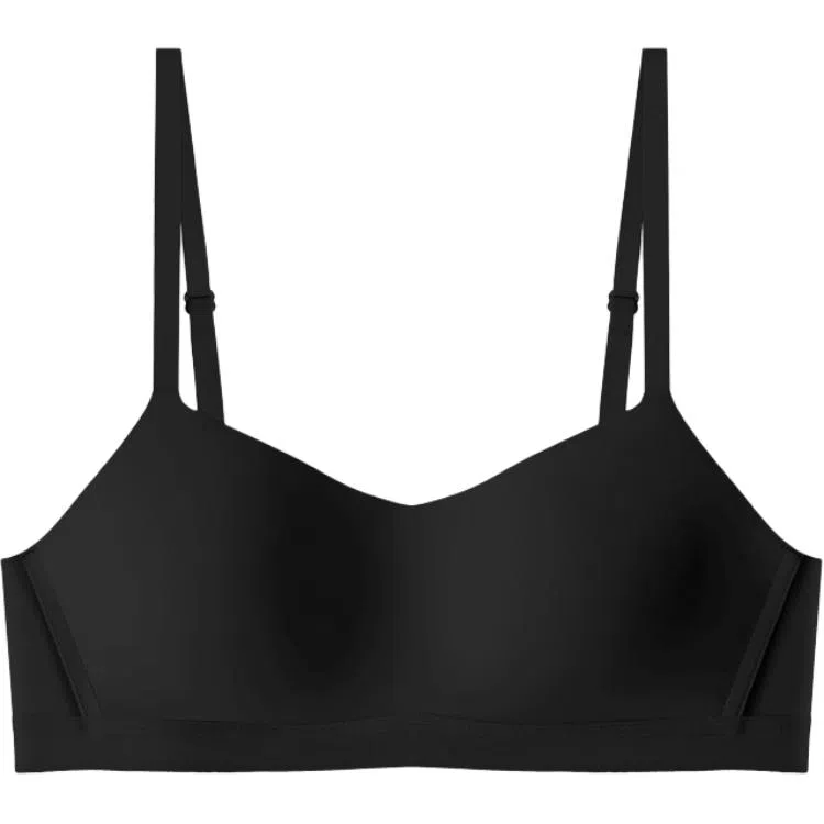 黛尔佳人 云感无痕裸感薄内衣女大胸显小上托无钢圈小胸微聚拢透气睡眠文胸 女款