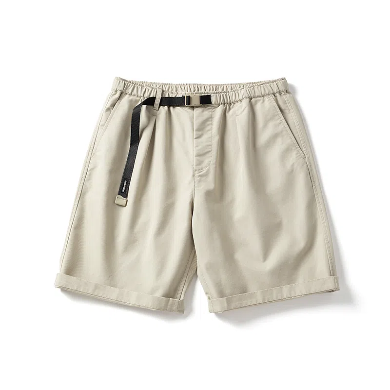实年服工 质感简约工装宽松五分裤休闲短裤 男款