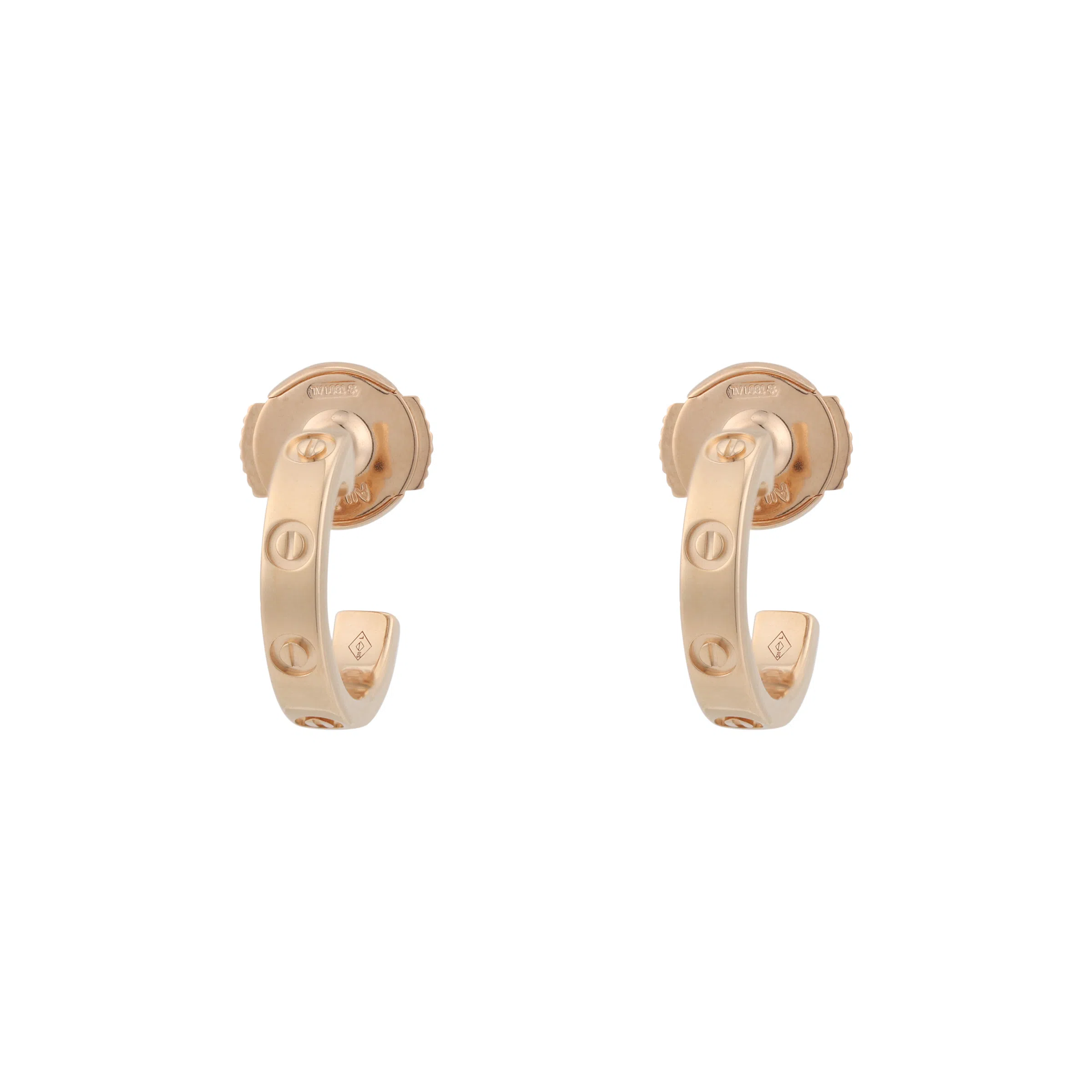 Cartier LOVE Earrings Rose Gold