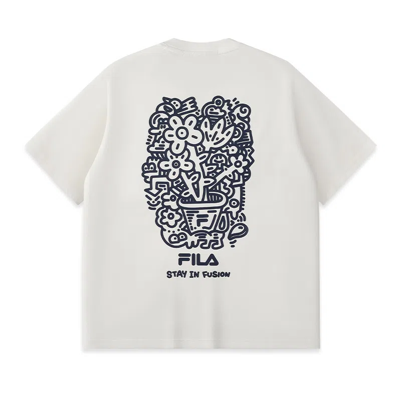 FILA FUSION MR.DOODLE logoT -WT