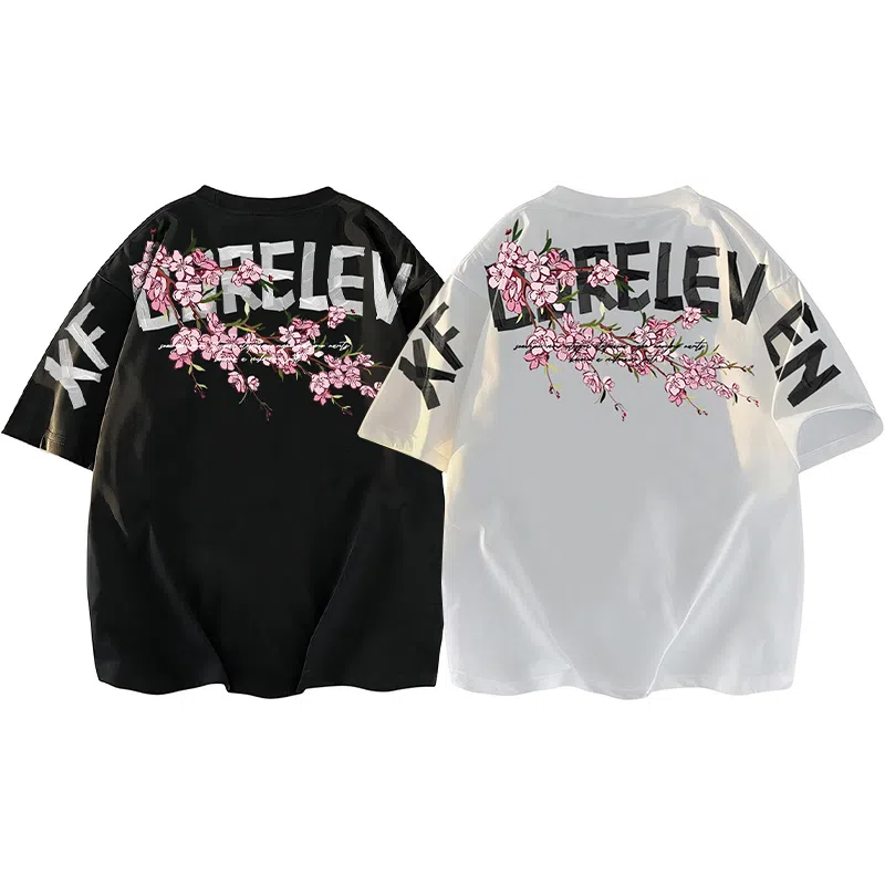 K411 Tape Sakura Logo T-Shirt