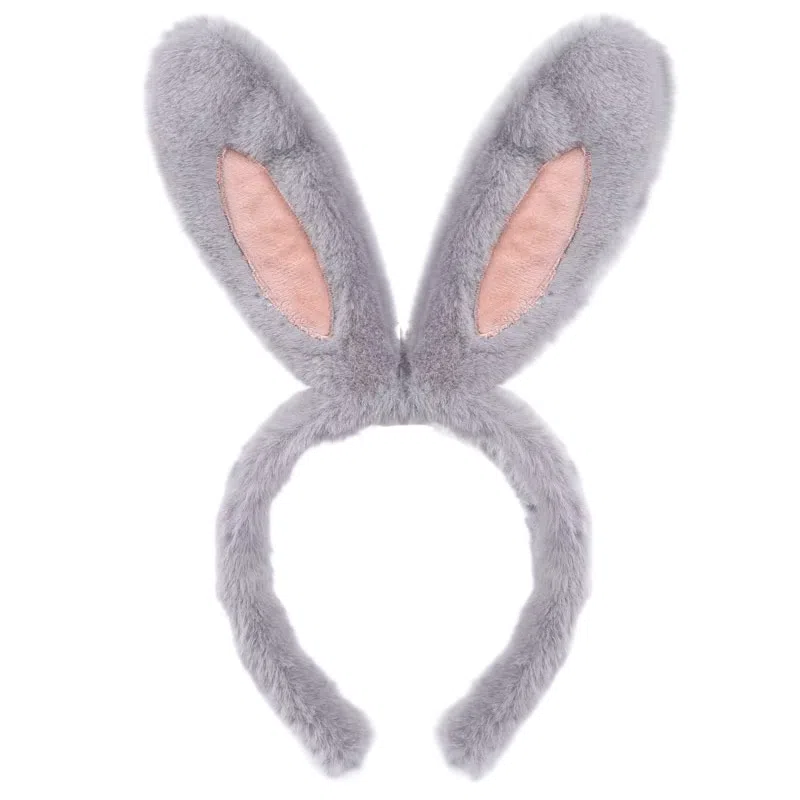 蒙妮 网红毛绒兔耳朵可爱 布艺 发箍 男女同款情侣款