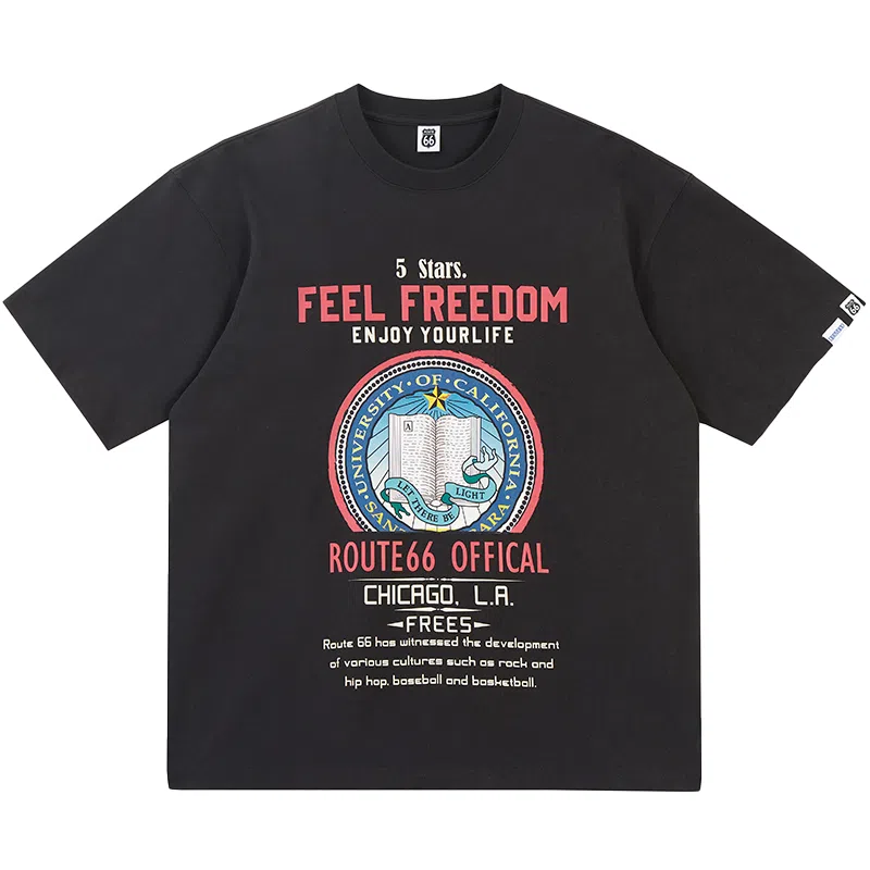 Route 66 Vintage Print T-Shirt