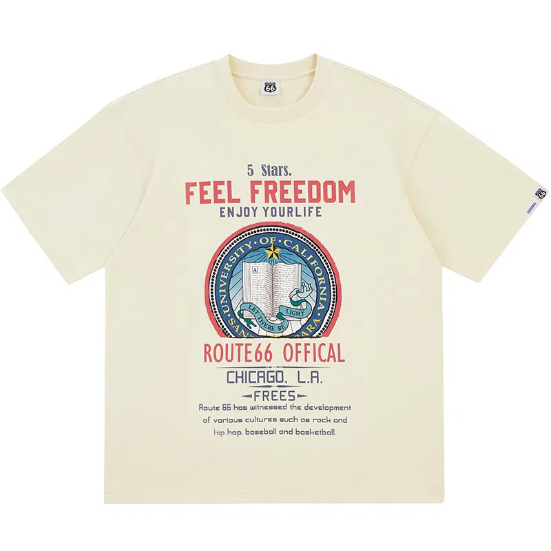 Route 66 Vintage Print T-Shirt