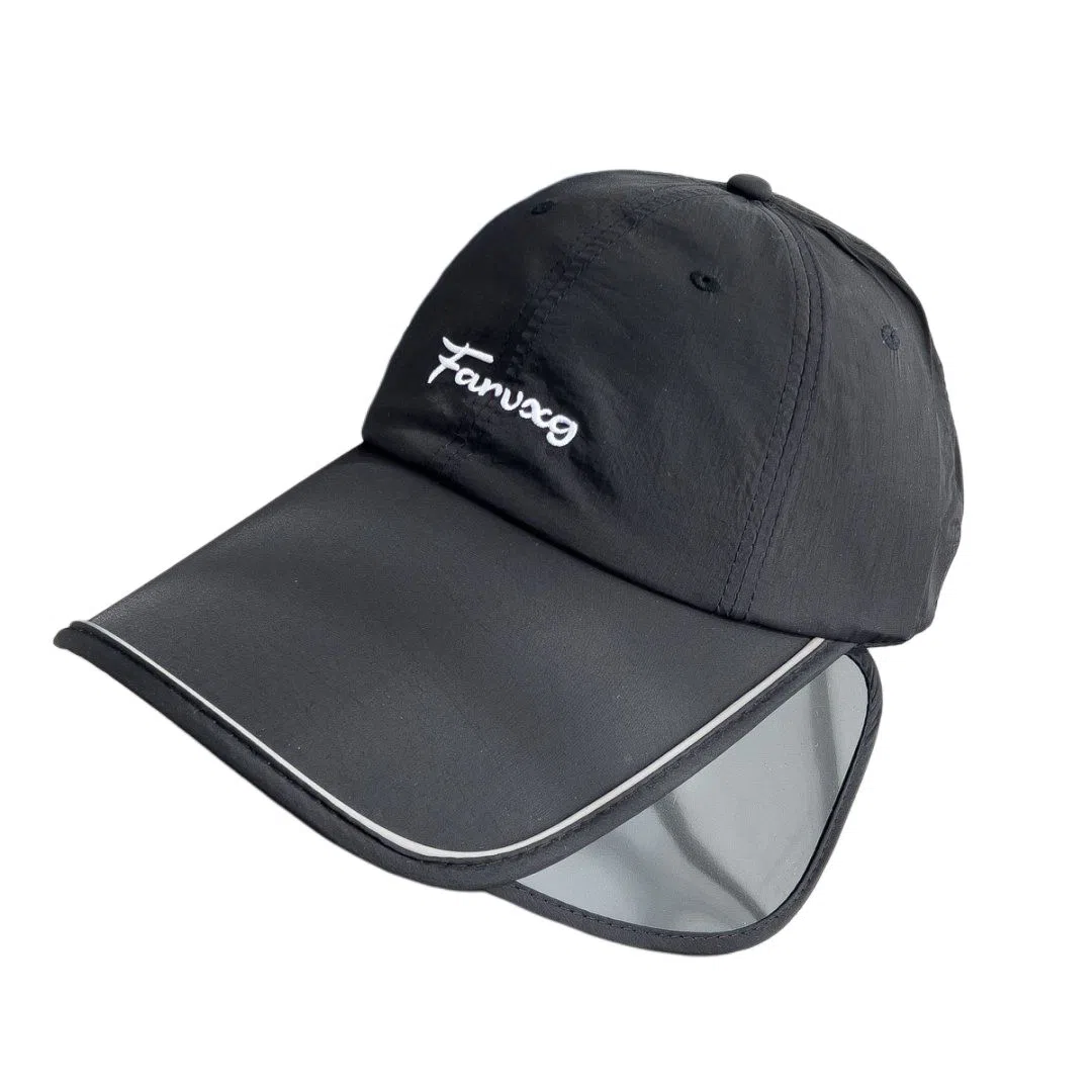 艾佳微 防晒抽拉板伸缩遮阳户外旅行爬山露营百搭潮流  聚酯纤维 棒球帽 男女同款情侣款