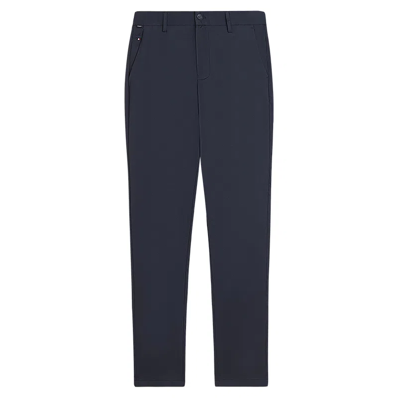 洛兹 直筒百搭潮流褶皱纯色休闲裤 男款