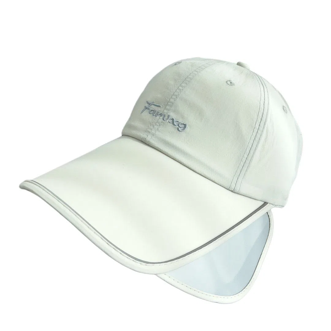 艾佳微 防晒抽拉板伸缩遮阳户外旅行爬山露营百搭潮流  聚酯纤维 棒球帽 男女同款情侣款