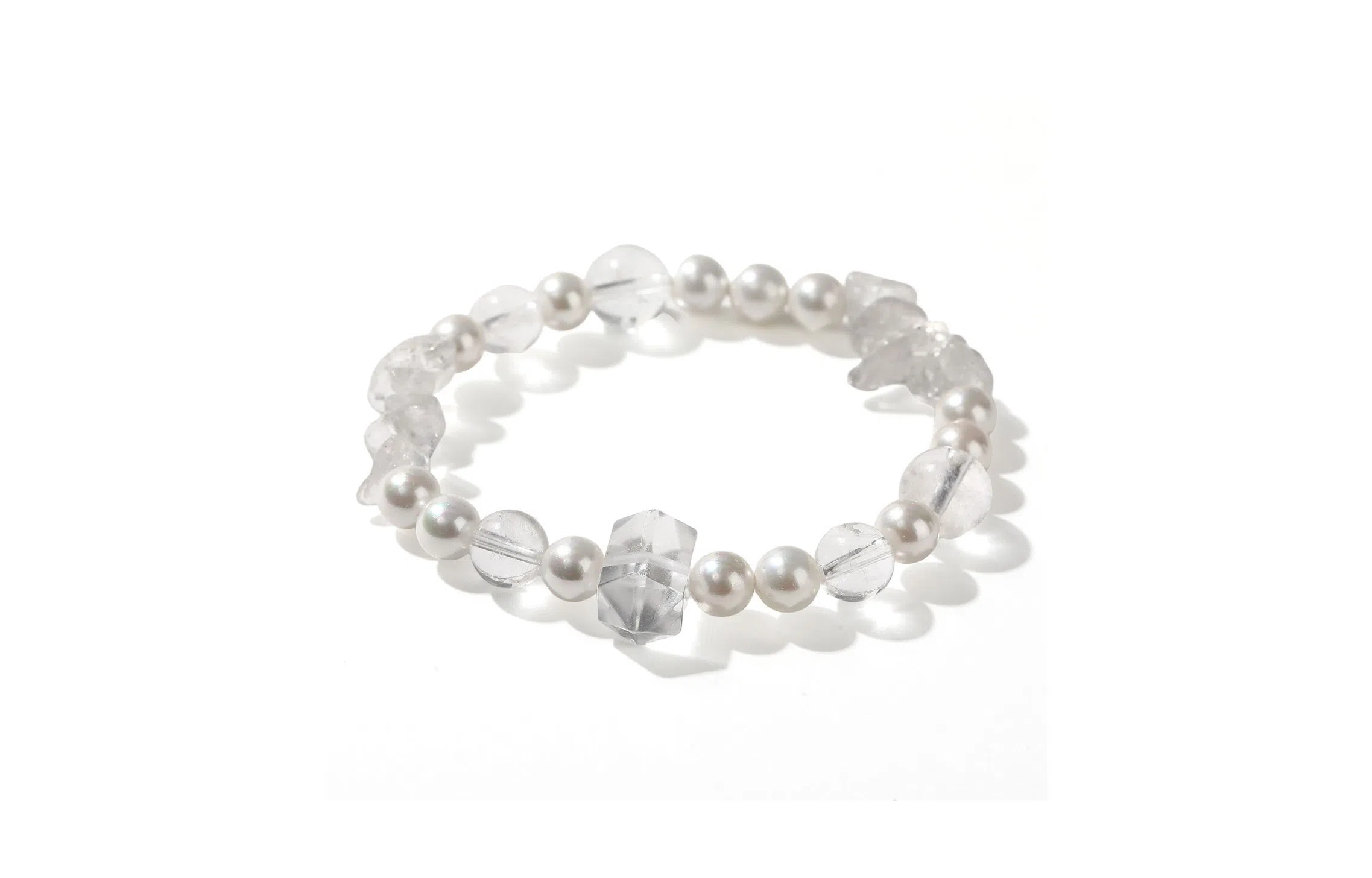 WJT White Crystal Bracelet