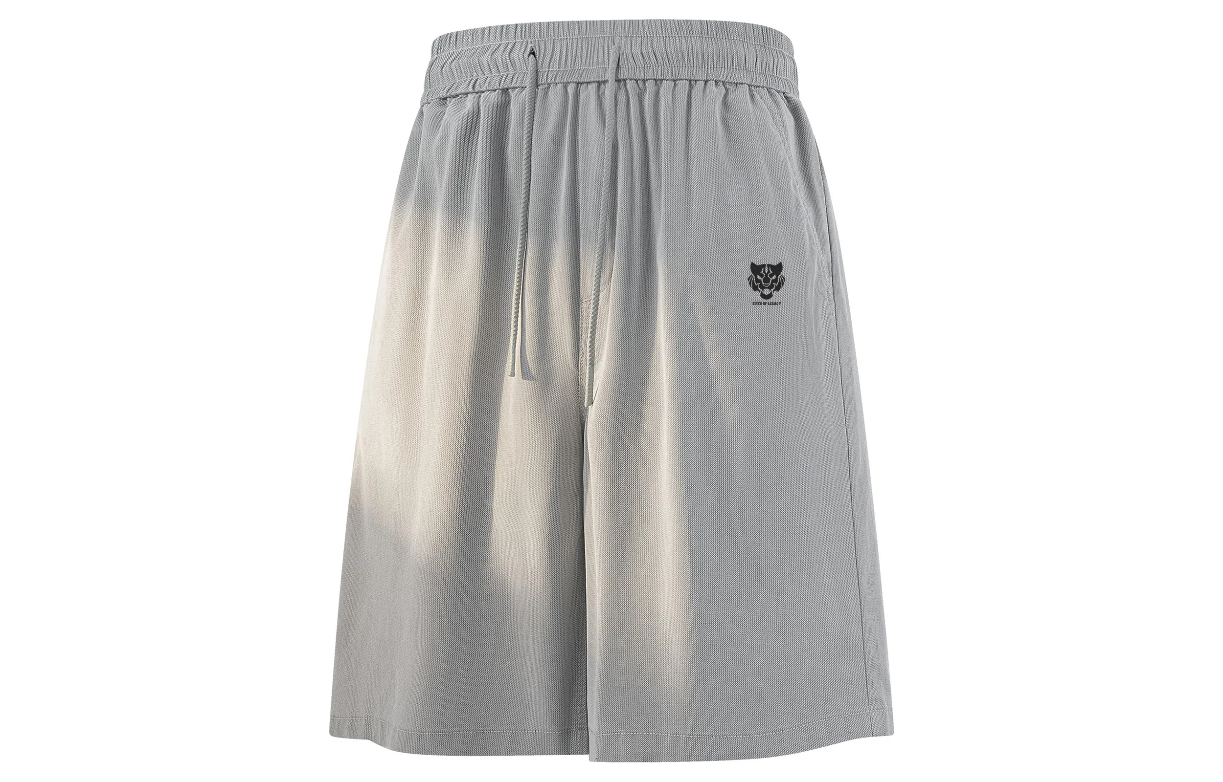 王者荣耀 裴擒虎款 美式复古简约纯色宽松舒适阔腿居家户外运动健身时尚潮流百搭五分休闲短裤 男女同款