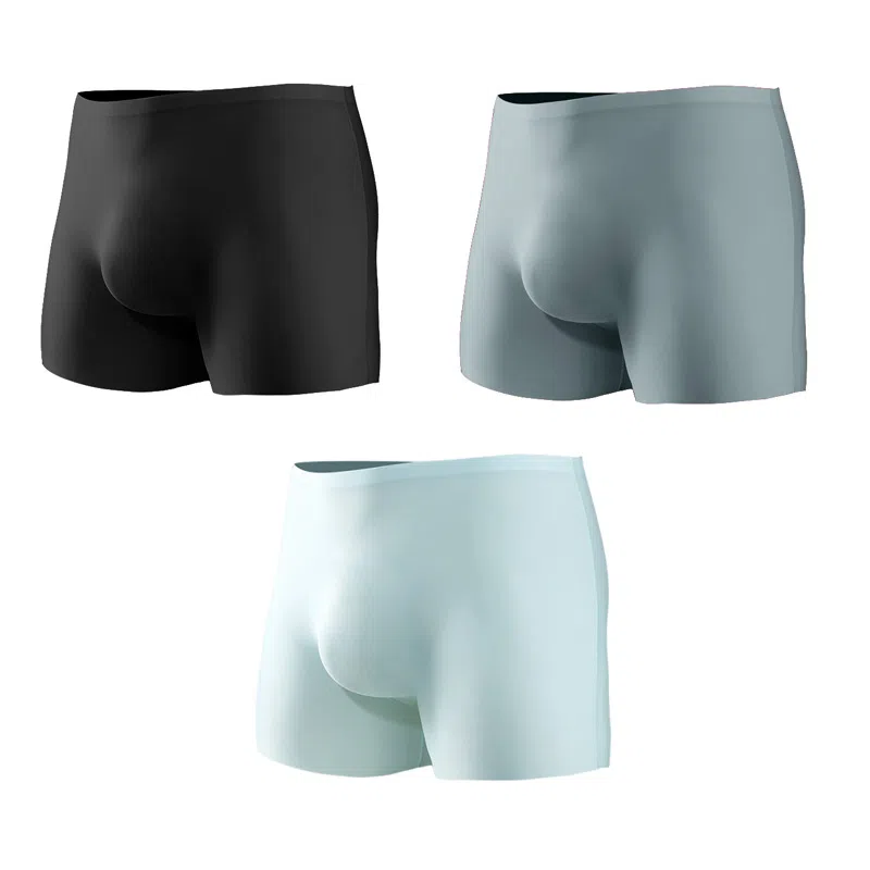 EFUTON Ice Silk Breathable Underwear 3-Pack Men