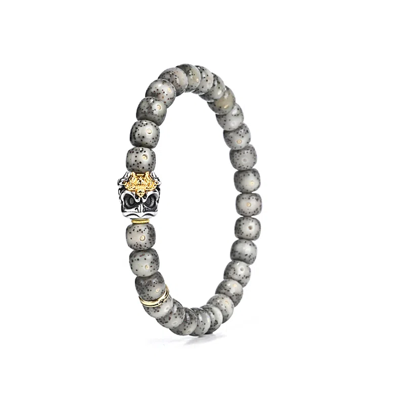 钰澜文玩 正宗毛感料自由大鹏鸟搭配款 星月菩提 手串 男女同款情侣款