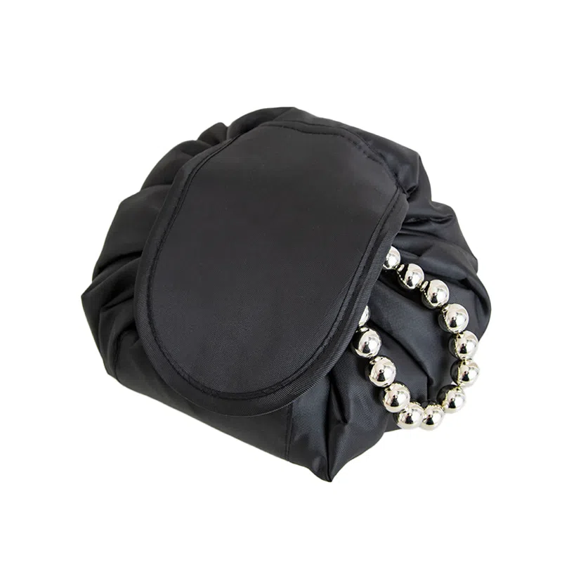 轻迎 懒人化妆包收纳包洗漱包手提包便携旅行包防水宿舍高级感化妆包 防水大容量