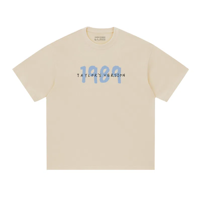 莫代尔 舒适宽松纯棉柔软亲肤设计感短袖百搭休闲气质简约时尚潮流圆领卫衣多色可选大学生宿舍外出都可穿打底衣 男女同款