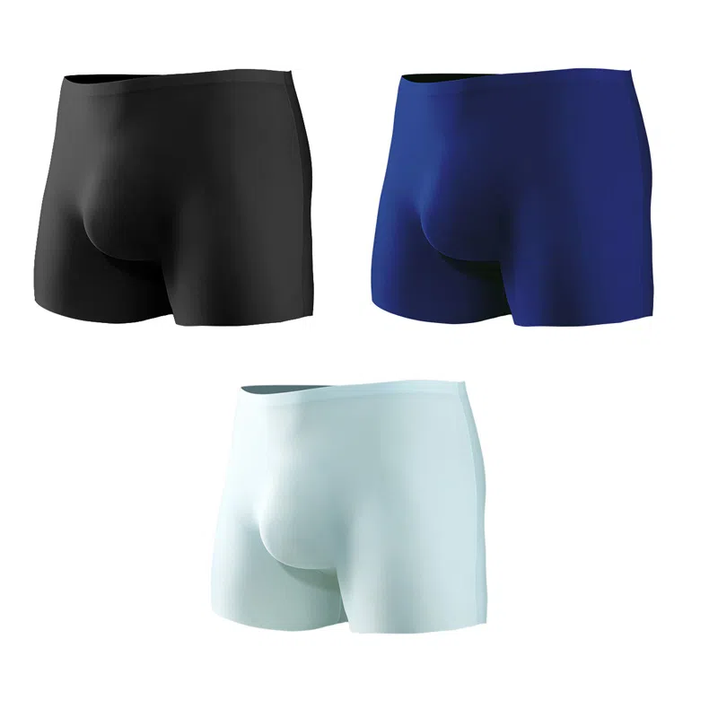 EFUTON Ice Silk Breathable Underwear 3-Pack Men