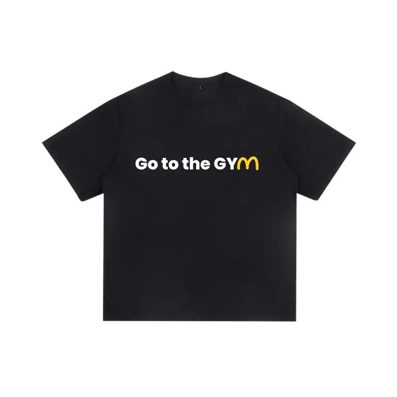 莫代尔 舒适宽松纯棉柔软短袖亲肤百搭休闲气质简约潮流设计感时尚多色可选圆领卫衣大学生外出可穿打底衣 男女同款