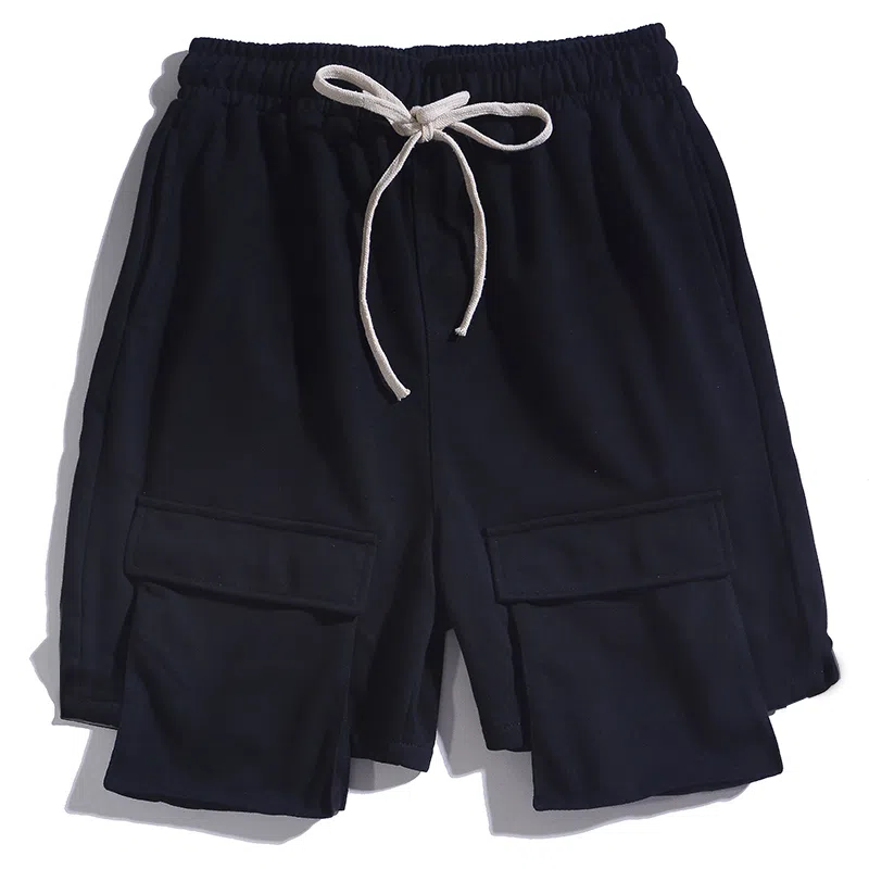 乱步 外穿工装五分裤百搭沙滩运动韩版潮流宽松休闲短裤 男女同款