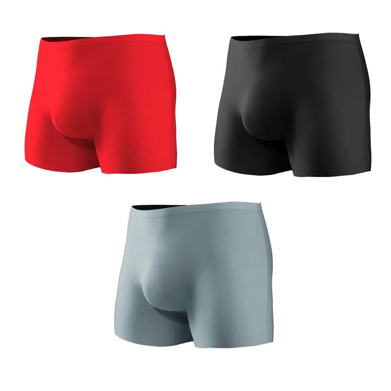 EFUTON Ice Silk Breathable Underwear 3-Pack Men