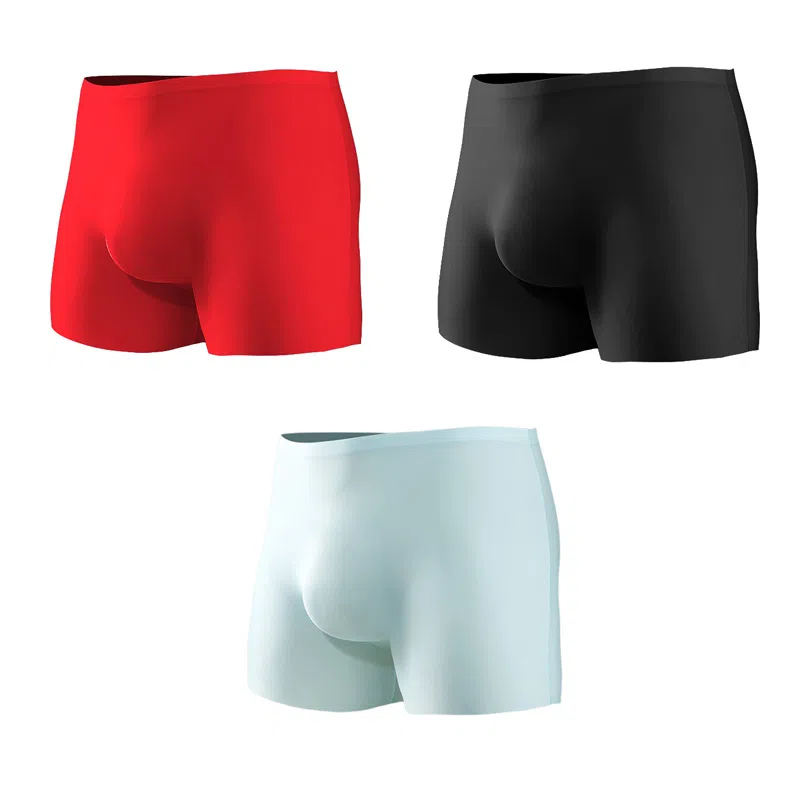 EFUTON Ice Silk Breathable Underwear 3-Pack Men