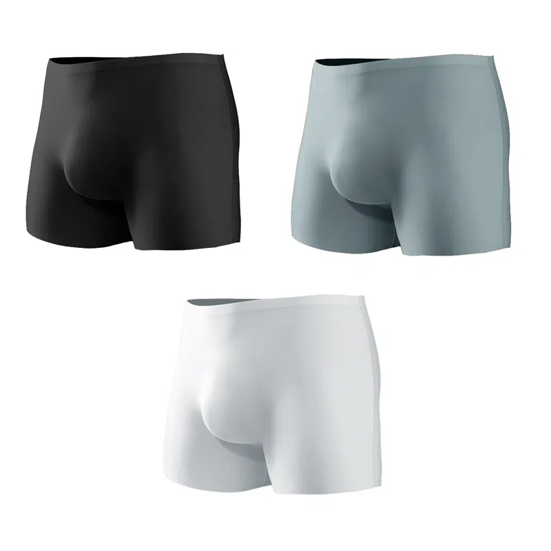 EFUTON Ice Silk Breathable Underwear 3-Pack Men