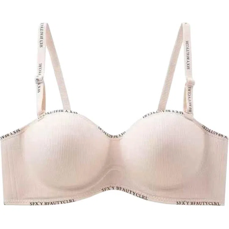 黛尔佳人 无痕内衣女大胸显小胸聚拢夏季薄款防下垂软支撑胸罩文胸 女款