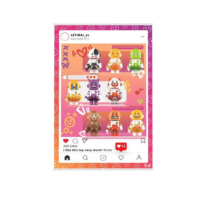 LIGHT YOUR BRICKS MEGA SPACE MOLLY 100 emoji