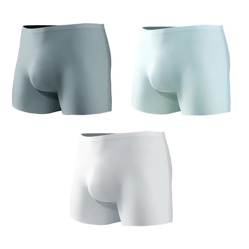 EFUTON Ice Silk Breathable Underwear 3-Pack Men
