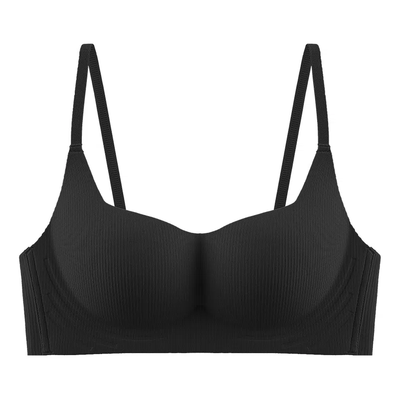 黛尔佳人 内衣女小胸聚拢显大无痕无钢圈收副乳软支撑上托防下垂胸罩文胸 女款