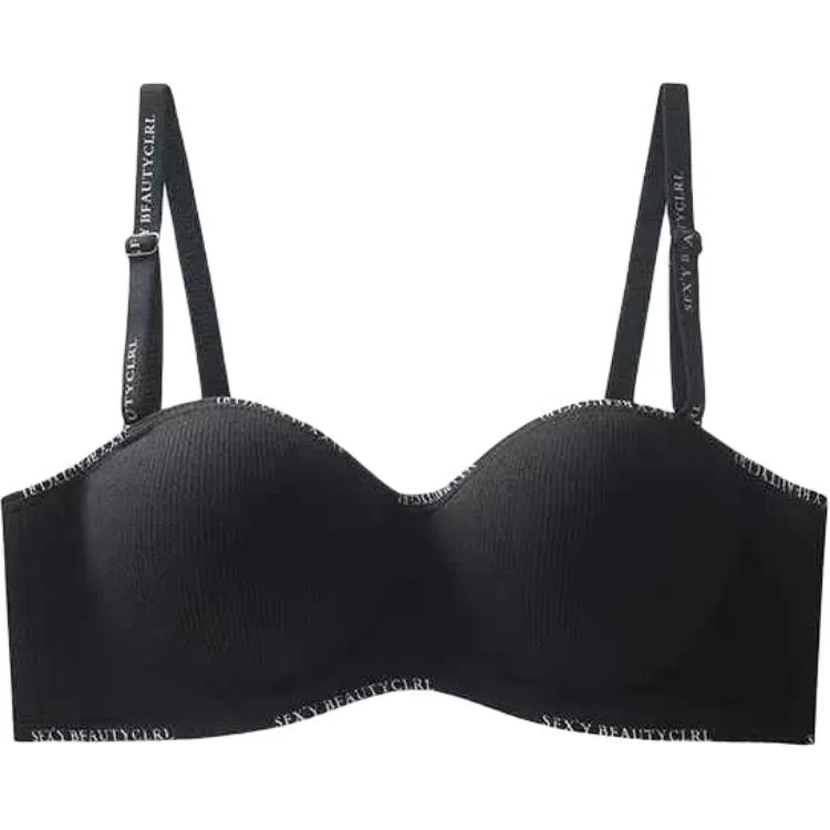 黛尔佳人 无痕内衣女大胸显小胸聚拢夏季薄款防下垂软支撑胸罩文胸 女款