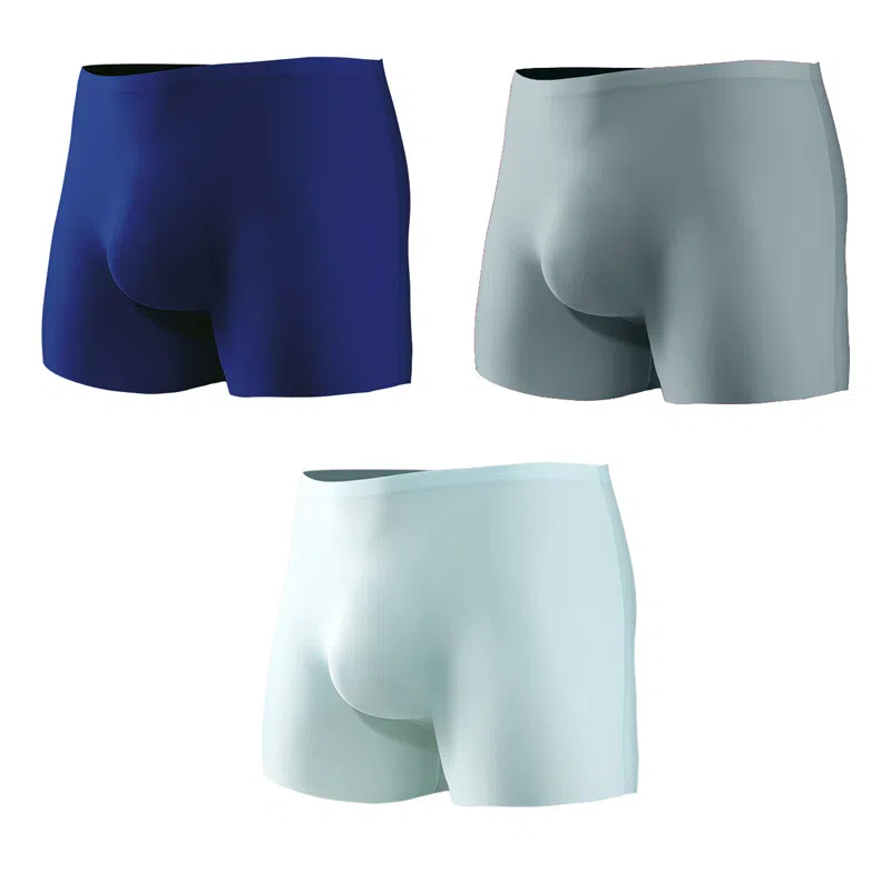 EFUTON Ice Silk Breathable Underwear 3-Pack Men